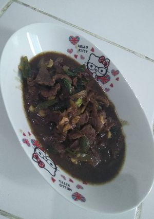 Foto resep Sapi lada hitam ala Nita Chan
