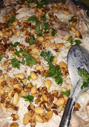 صورة لوصفة فتة دجاج