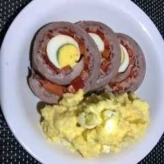 A picture of Matambre de carne relleno!.