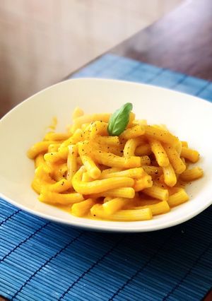 Foto di Sedani di tumminia con crema di carote 🥕 ❣️