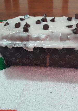 Una foto de Budín de vainilla con chip de chocolate