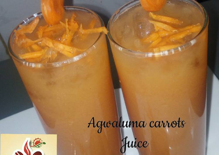 Steps to Make Homemade Yadda zakiyi juice na agwaluma da carrot