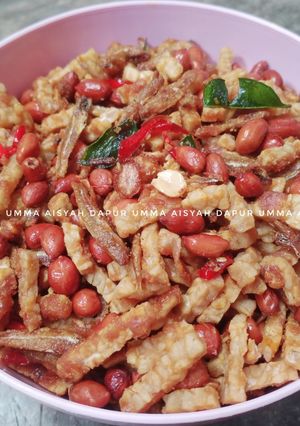 Foto resep Kering tempe teri kacang bumbu iris