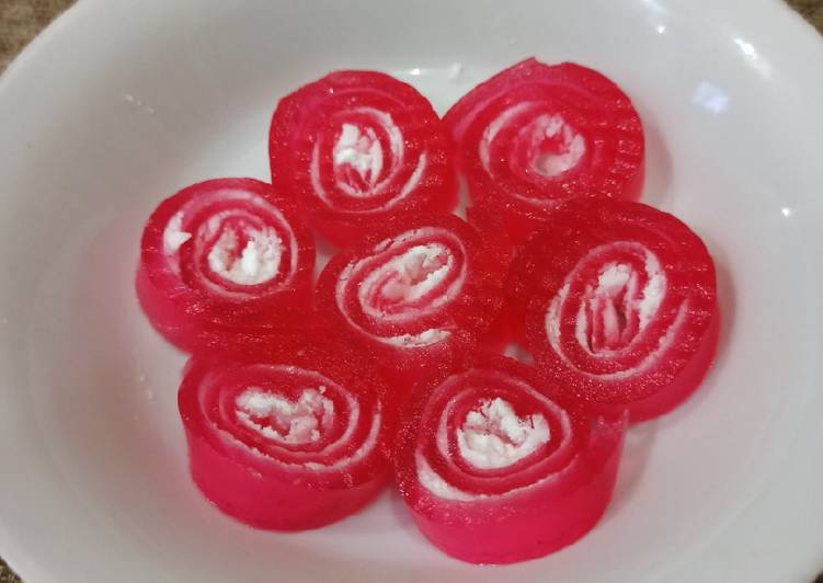 Resep Jelly candy roll by imas halwati yang Enak