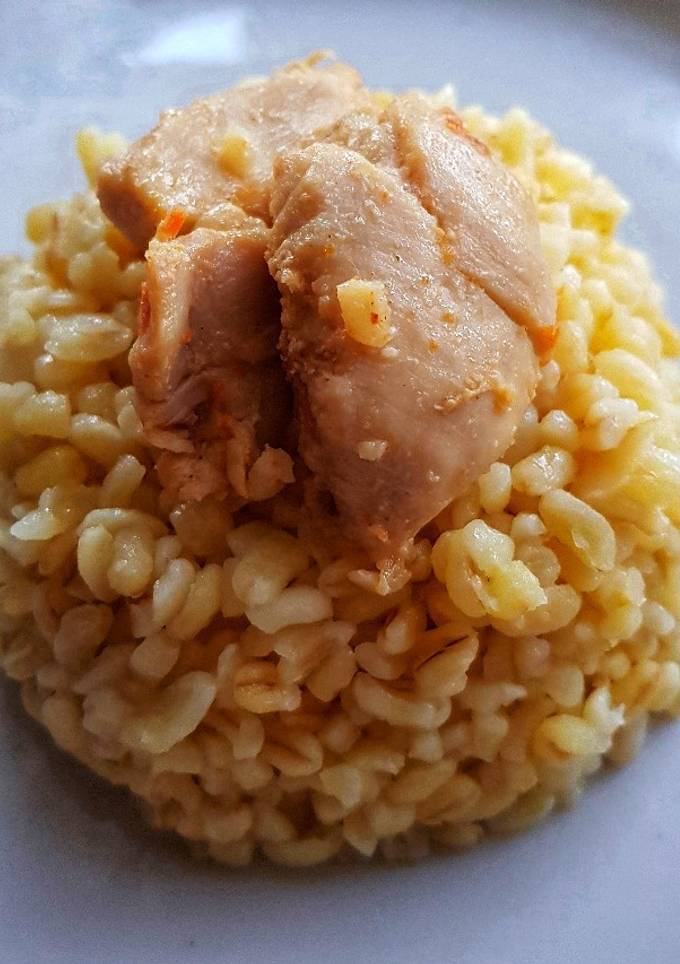 Булгур с курицей