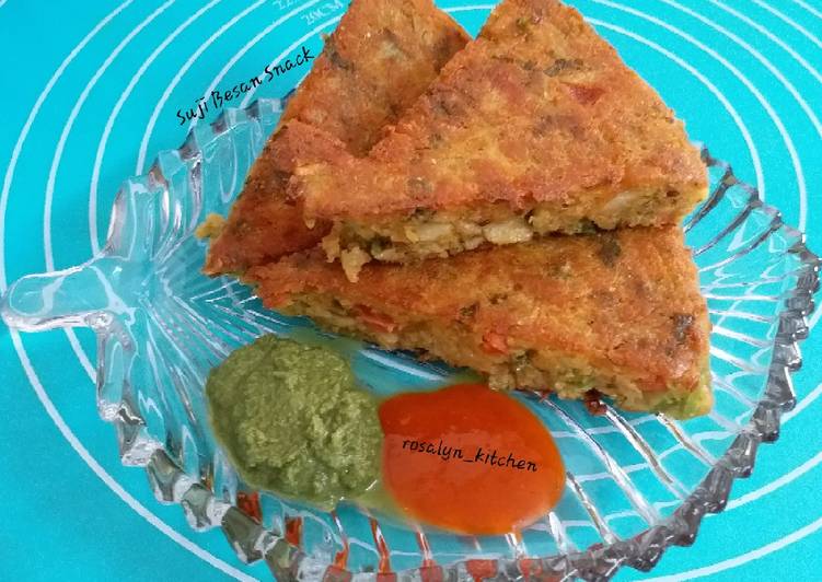 How to Prepare Quick Suji Besan Snack (Suji Besan ka Nasta)