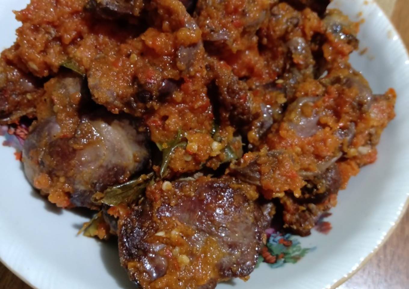 Balado ati ayam