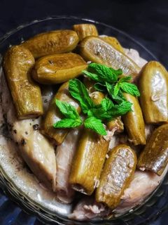صورة لوصفة محشي كوسا وملفوف بالليمون