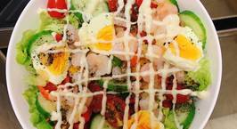 Hình ảnh món Salad tôm trứng cho bữa trưa
