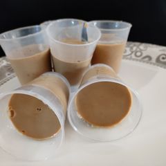 A picture of Coffee jelly shots.