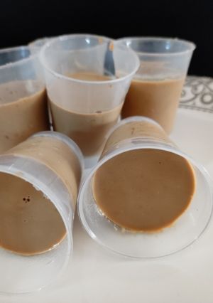A picture of Coffee jelly shots.