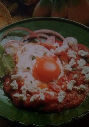 Una foto de Huevos rancheros