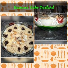 Banana🍌Cake Custard A picture of Banana🍌Cake Custard.