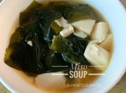 Gambar sup wakame dashi
