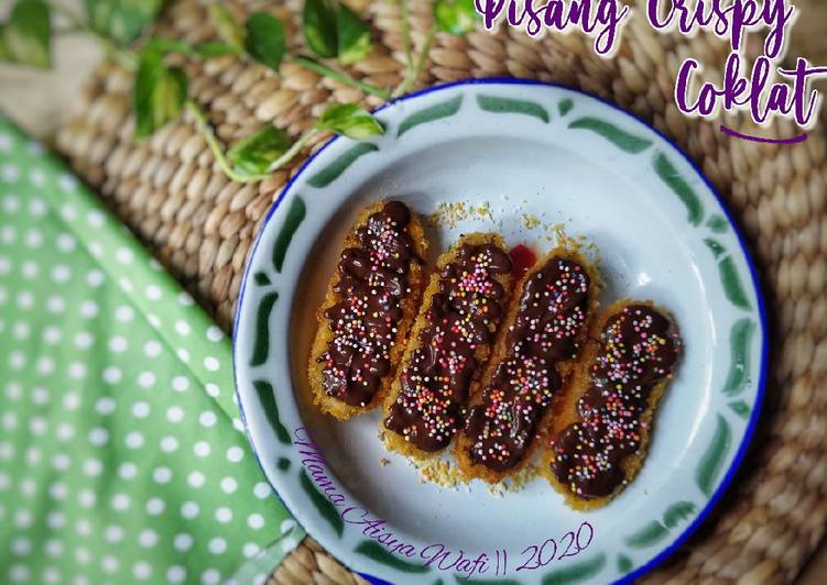 Pisang Krispi Coklat