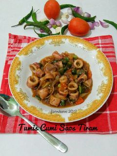 Foto resep Tumis Cumi Saos Tiram
