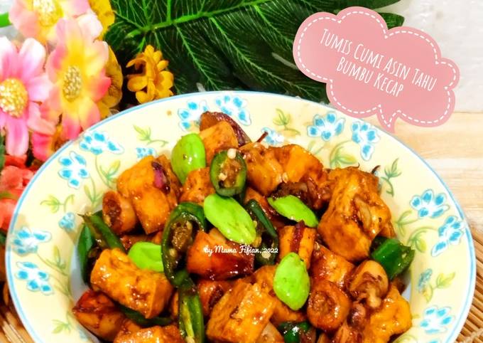 Resep Tumis Cumi Asin Tahu Bumbu Kecap Oleh Lanjarsih Mama Fifian