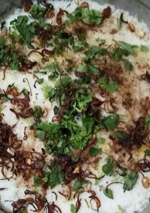 A picture of Chicken dum biriyani.