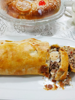 Una foto de Pastel de carne en masa quebrada