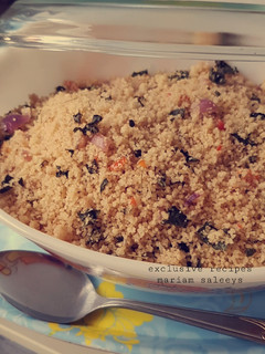 A picture of Dambun cous cous.