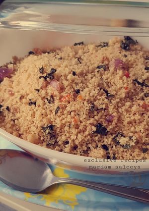 A picture of Dambun cous cous.