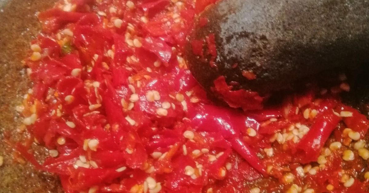 Sambal Mentah Terasi