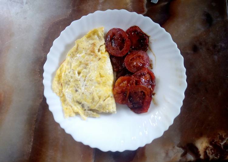Recipe of Favorite Fried tomatoes with eggs
