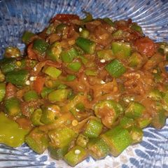 A picture of Masala Bhindi.