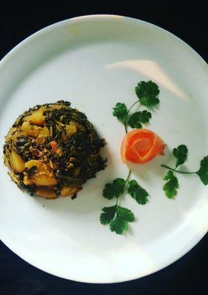 A picture of Methi Sabji.