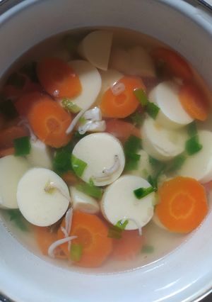 Foto resep Sup tofu wortel
