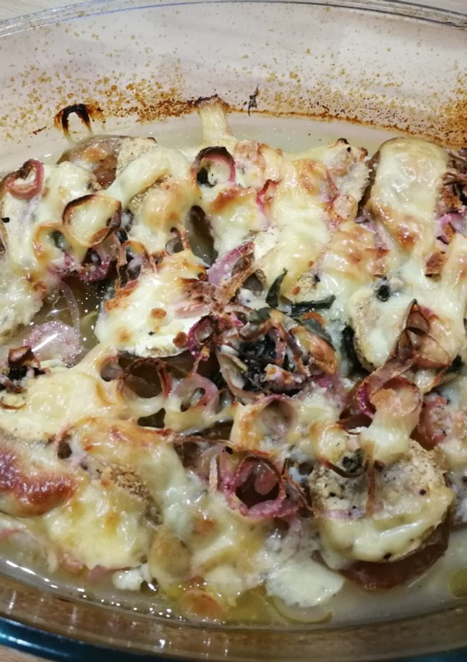 Una foto de Pechugas al horno con zumo de limón 🍋