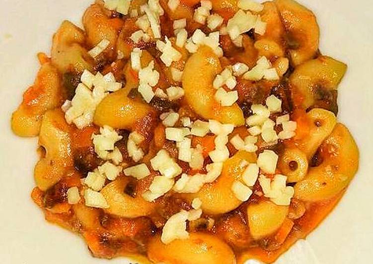 Macaroni bolognise (Mpasi 14m) #KitaBerbagi