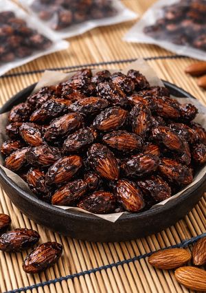 黑炭可可杏仁脆 的食譜成品照片