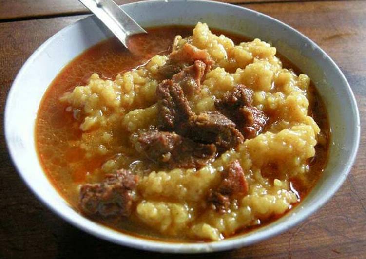 Rice and stewed  Beef