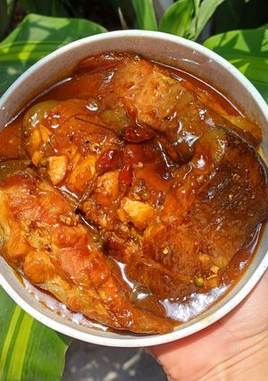 A picture of Vietnamese Braised Catfish in Clay Pot (Cá trê kho tộ).