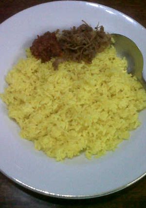 Foto resep Nasi Kuning Rice Cooker