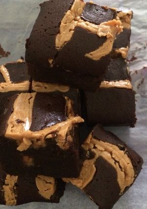 Foto resep Gluten free peanut butter brownies *M37