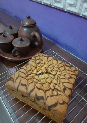 Foto resep 20. Cake marmer spiku (metode all in one)