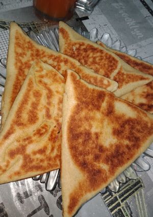 صورة لوصفة كسرة محشية لأم وليد
