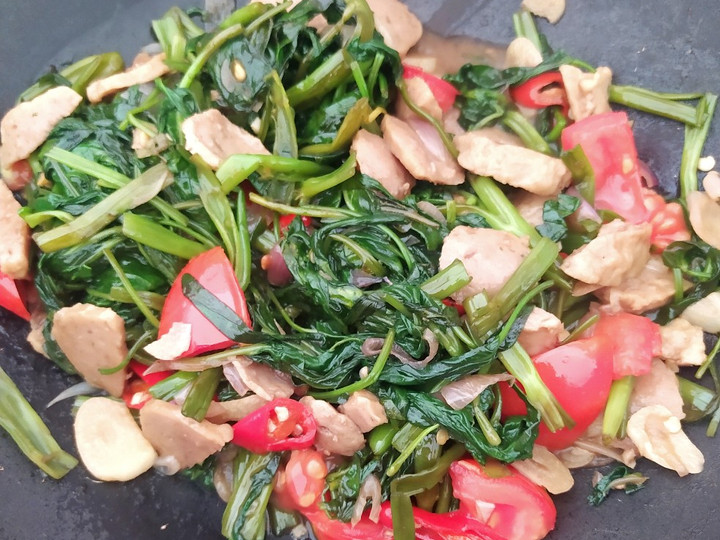 Resep Tumis Kangkung Bakso, Sempurna