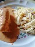 Chicken Rolls in Chipotle Cream Sauce