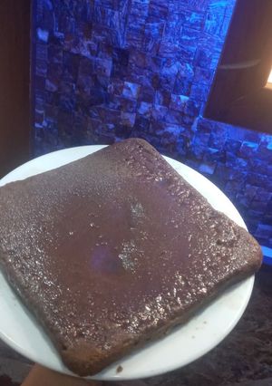 عکسی از دستور کیک خیس شکلاتی