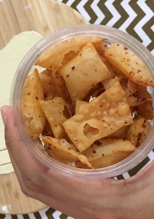 Foto resep Kripik kulit pangsit