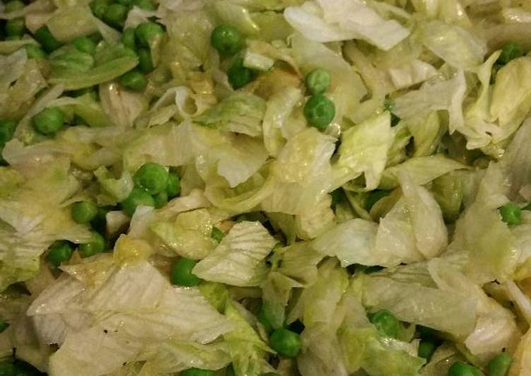 Steps to Make Any-night-of-the-week Peas & Lettuce