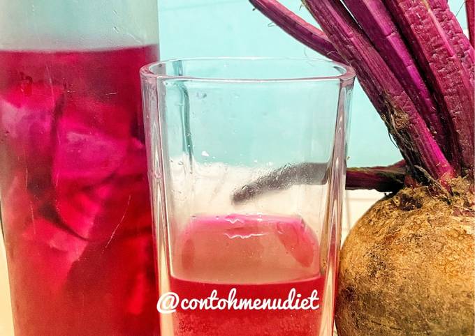 Resep Bit kefir water soda kefir grain buah bit minuman fermentasi