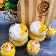 A picture of Creamy Mango Mousse.