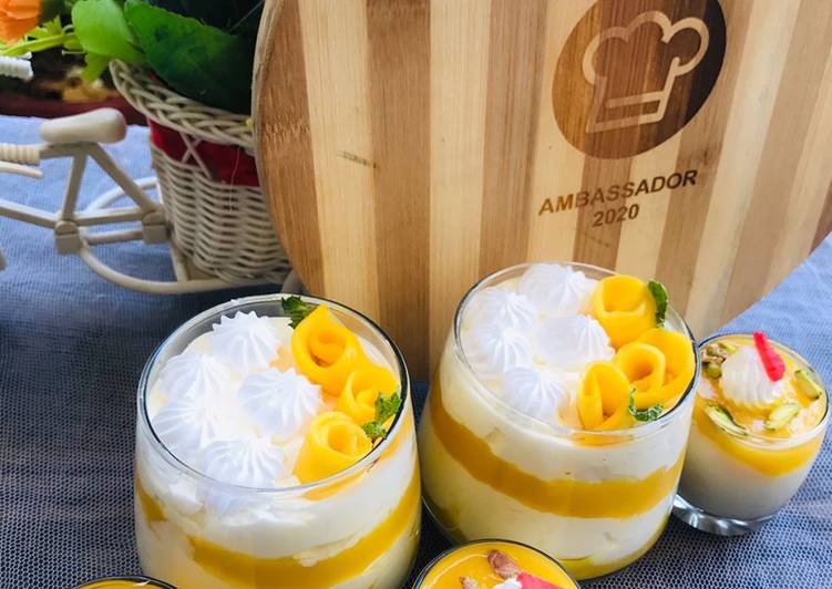 Recipe of Super Quick Homemade Creamy Mango Mousse