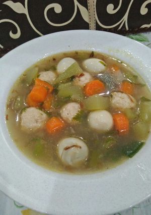 Foto resep Sop Telur Puyuh + Bakso