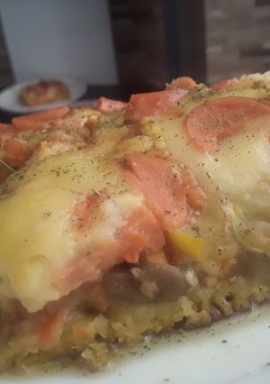 Una foto de Berenjenas y Calabacines en Budín!!! 🍆🍅🥒🍞🧀🥓🍳🥪🥪😛😋😊😉