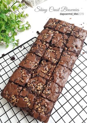 Foto resep Shiny Crust Brownies